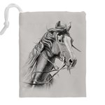 Custom Horse Drawstring Pouch (4XL) Back