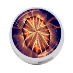 Sun Fractal 4-port Usb Hub (two Sides) by Sparkle