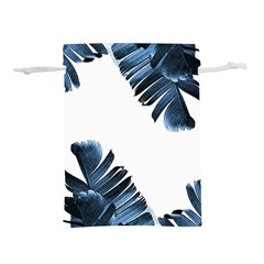 Blue Banana Leaves Lightweight Drawstring Pouch (s) by goljakoff