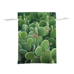 Green Cactus Lightweight Drawstring Pouch (s) by Sparkle