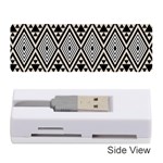 Abstract Boho Style Geometric Memory Card Reader (Stick) Front