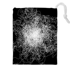 String Theory Drawstring Pouch (4xl) by CuteKingdom