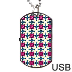 Geometric Dog Tag Usb Flash (two Sides) by SychEva
