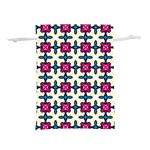 Geometric Lightweight Drawstring Pouch (M) Back