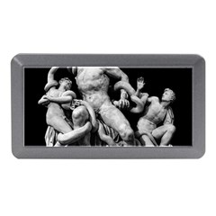 Laocoon Sculpture Over Black Memory Card Reader (mini) by dflcprintsclothing