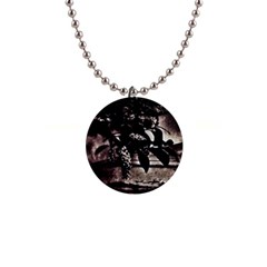 Dark Spring 1  Button Necklace by MRNStudios