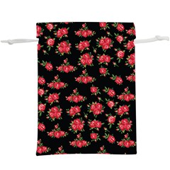 Red Roses  Lightweight Drawstring Pouch (xl) by designsbymallika