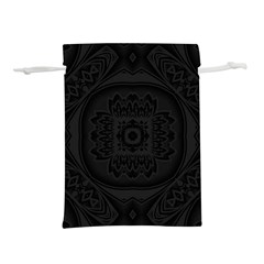Black And Gray Lightweight Drawstring Pouch (s) by Dazzleway