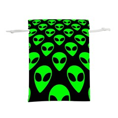 We Are Watching You! Aliens Pattern, Ufo, Faces Lightweight Drawstring Pouch (m) by Casemiro