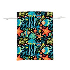 Sea Animals Lightweight Drawstring Pouch (s) by goljakoff