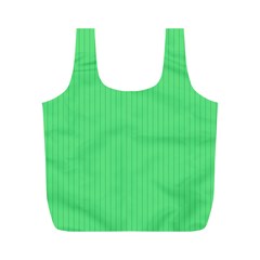 Algae Green & Black -  Full Print Recycle Bag (m) by FashionLane
