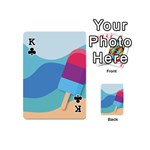 Ice Summer Beach Sea Dessert Playing Cards 54 Designs (Mini) Front - ClubK