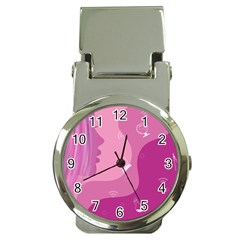 Online Woman Beauty Purple Money Clip Watches by Mariart