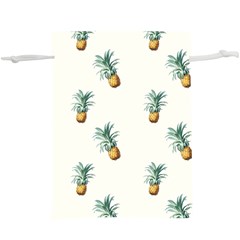 Tropical Pineapples  Lightweight Drawstring Pouch (xl) by goljakoff