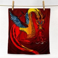 Dragon Metallizer Face Towel by HermanTelo