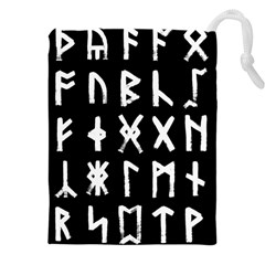 The Anglo Saxon Futhorc Collected Inverted Drawstring Pouch (4xl) by WetdryvacsLair