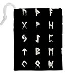 Elder Futhark Rune Set Collected Inverted Drawstring Pouch (4XL) Back