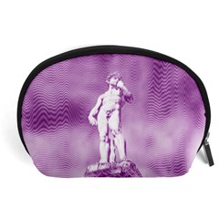 Modul Statue Greek Athlete Vaporwave Accessory Pouch (large) by GrenarLab