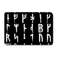 Medieval Runes Collected Inverted Complete Small Doormat  by WetdryvacsLair