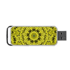 Yellow Kolodo Portable Usb Flash (one Side) by Sparkle