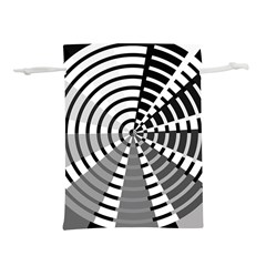 Nine Bar Monochrome Fade Squared Wheel Lightweight Drawstring Pouch (l) by WetdryvacsLair