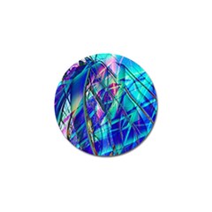 Title Wave, Blue, Crashing, Wave, Natuere, Abstact, File Img 20201219 024243 200 Golf Ball Marker by ScottFreeArt