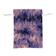 Purple And Yellow Abstract Lightweight Drawstring Pouch (m) by Dazzleway