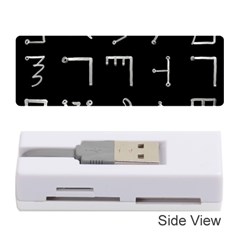 Heinrich Cornelius Agrippa Of Occult Philosophy 1651 Passing Of The River Collected Inverted Square Memory Card Reader (stick) by WetdryvacsLair