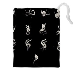 Katzen Cats Drawstring Pouch (5xl) by WetdryvacsLair