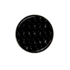 Brush And Ink Card Sequence Collected Hat Clip Ball Marker (4 Pack) by WetdryvacsLair