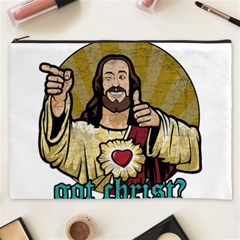 Buddy Christ Cosmetic Bag (xxxl) by Valentinaart