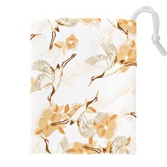 Birds And Flowers  Drawstring Pouch (5xl) by Sobalvarro