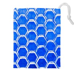 Hexagon Windows Drawstring Pouch (5xl) by essentialimage