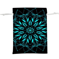 Digital Handdraw Floral  Lightweight Drawstring Pouch (xl) by Sparkle