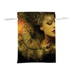 Surreal Steampunk Queen From Fonebook Lightweight Drawstring Pouch (M) Front