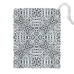 Dots Motif Geometric Print Design Drawstring Pouch (5xl) by dflcprintsclothing