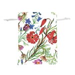 Summer flowers Lightweight Drawstring Pouch (S) Back