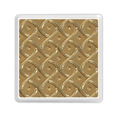 Gold Background Modern Memory Card Reader (square) by Dutashop