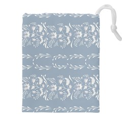 Fantasy Flowers Drawstring Pouch (4xl) by Eskimos