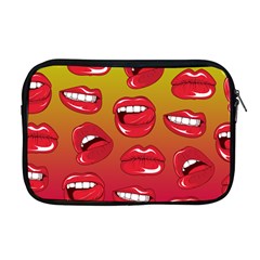 Hot Lips Apple Macbook Pro 17  Zipper Case by ExtraAwesomeSauce