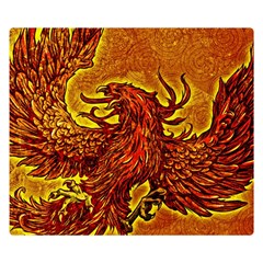 Phoenix Rising Double Sided Flano Blanket (small)  by ExtraAwesomeSauce