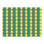 Native American Pattern Double Sided Flano Blanket (Mini)  35 x27  Blanket Back