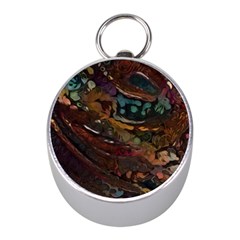 Abstract Art Mini Silver Compasses by Dutashop