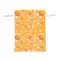 Orange Pattern Lightweight Drawstring Pouch (m) by Eskimos