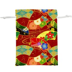 Floral Abstract  Lightweight Drawstring Pouch (xl) by icarusismartdesigns
