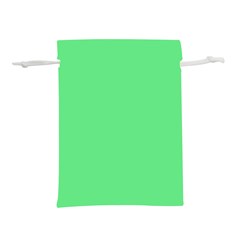 Algae Green Lightweight Drawstring Pouch (l) by FabChoice