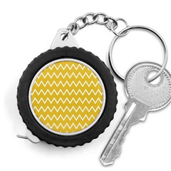Chevroncolorsblancjaune76 Measuring Tape by kcreatif
