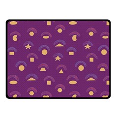 Geometric Figures Fleece Blanket (small) by SychEva