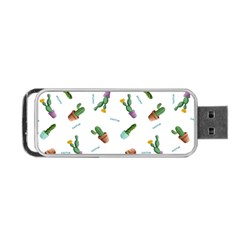 Cacti In Pots Portable Usb Flash (one Side) by SychEva