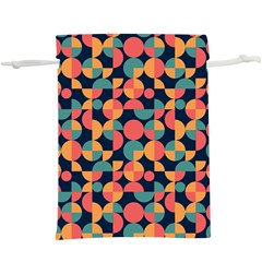 Shapes Pattern  Lightweight Drawstring Pouch (xl) by designsbymallika